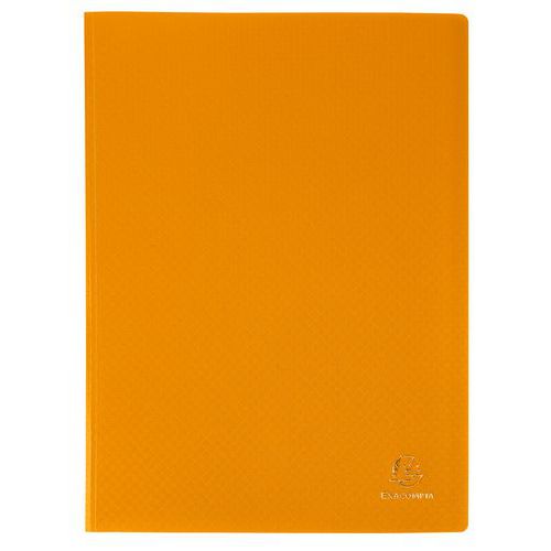 Reliure plastique 60 volets orange