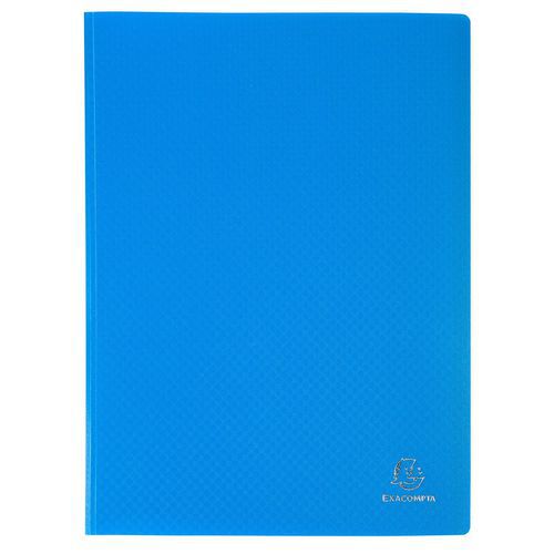 Reliure plastique 60 volets A4 - bleu