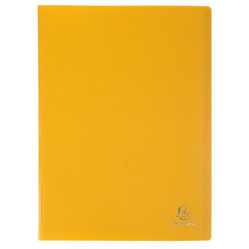 Reliure plastique 30 volets A4 - jaune