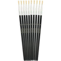 Sachet 10 brosses rondes soie n°8 - Pichon
