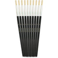 Sachet 10 brosses rondes soie n°12 - Pichon