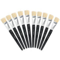 Sachet 10 brosses plates soie n°22 - Pichon