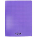 Cahier Polypropylène 96 Pages Seyes 17x22 Cm 80g Violet