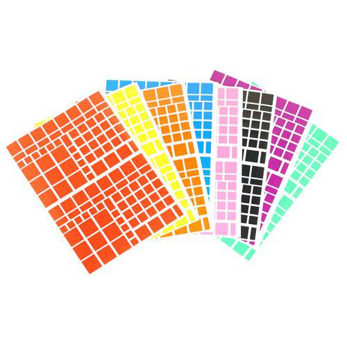 Pochette 40 Feuilles Gommettes - Carrées