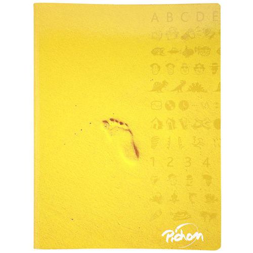 Cahier 90g 96p Seyes 17x22 - Jaune