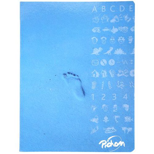 Cahier 90g 96 pages seyes 17x22 - Bleu