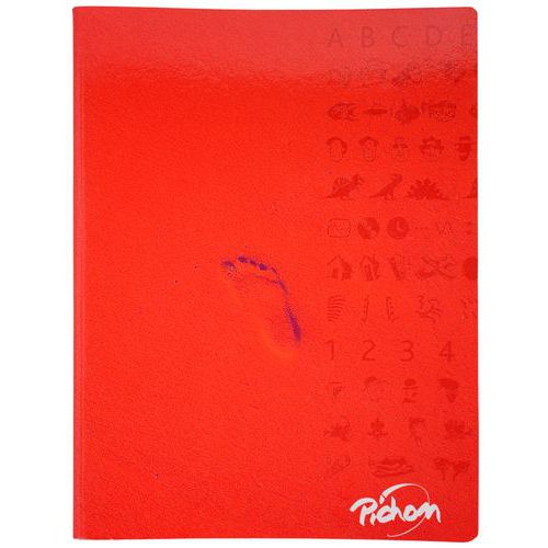 Cahier Super écolier 48p 90g 17x22 Seyes rouge
