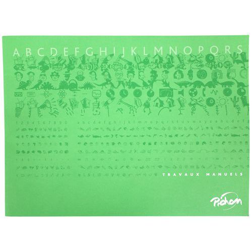 Cahier travaux manuels à l'italienne 32x24 cm uni 48 pages - Pichon