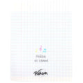 Cahier poésie PP 17x22 cm 48 pages seyes + uni 70g/90g - Pichon