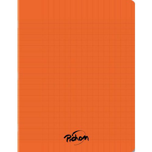 Cahier polypropylène 48 pages seyes 17x22 cm 80g orange