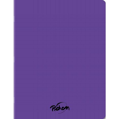 Cahier polypropylène 48 pages seyes 17x22 cm 80g violet