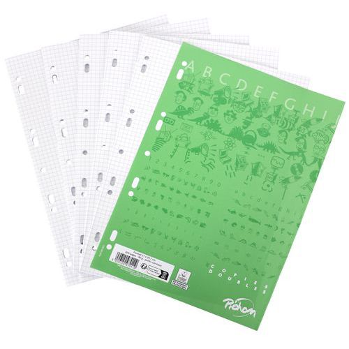 Etui 50 Copies Doubles Conqu 200p 90g A4 Perf 5x5