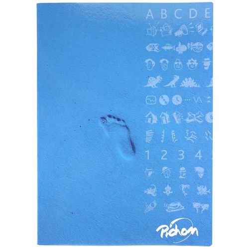 Cahier Piqure Super 90g 96p Seyes 24x32 - Bleu