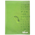 Cahier piqure super 90g 96p seyes 24x32 - vert