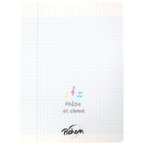 Cahier Poésie Pp 240x320 48 Pages Seyes + Uni 70g/90g