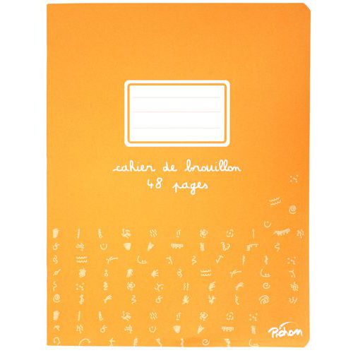 Cahier brouillon 48 pages 17x22 cm 60g seyes - Pichon