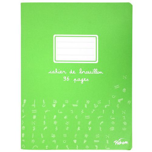 Cahier brouillon 96 pages 17x22 cm 60g seyes - Pichon