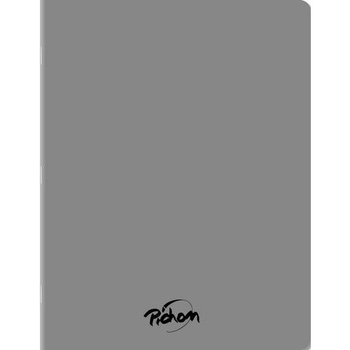 Cahier polypropylène 48 pages seyes 17x22 cm 80g gris