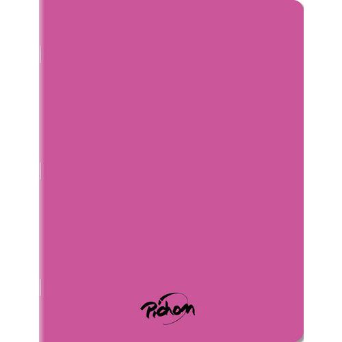 Cahier polypropylène 48 pages seyes 17x22 cm 80g rose
