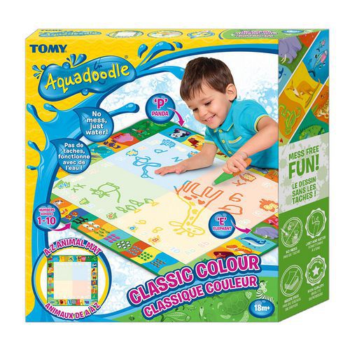 Tapis Aquadoodle 4 couleurs 75 x 75 cm