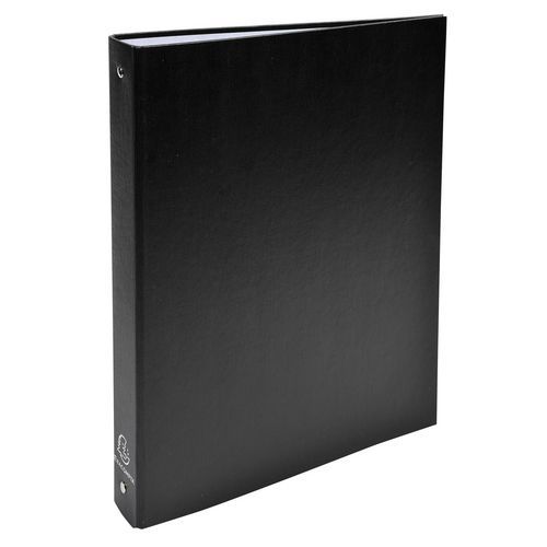 Classeur A4 Rigide Collé Plastique Noir Dos De 40mm