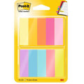 Lot 10 blocs 50 feuilles marque pages 15x50 mm assorties - Post-it