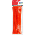 Lot 50 chenilles 0,8x30 cm orange - Artemio