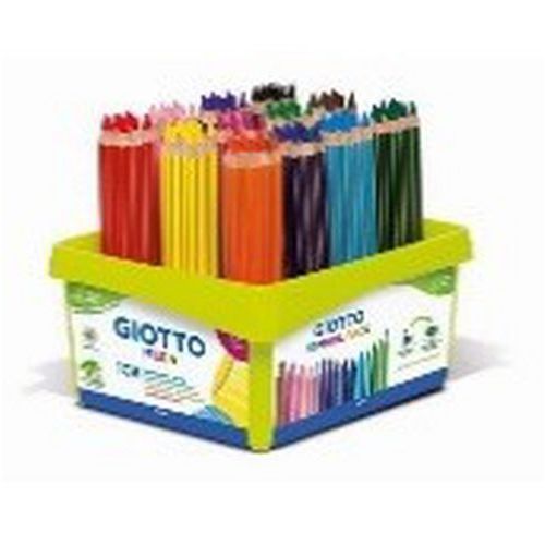 Schoolpack 108 Crayons De Couleurs Giotto Méga Mine Ø 55 Mm