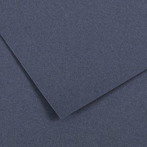 Papier dessin Canson Ingres Vidalon 100g - 50 x 65 - bleu foncé