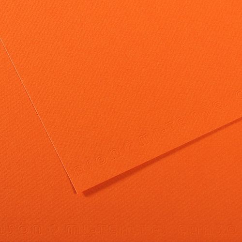 Papier dessin Canson 160 g - 50 x 65 - orange