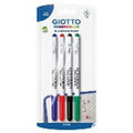 Pochette 4 feutres robercolor pointe fine - Giotto