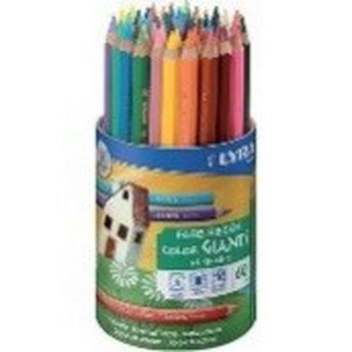 Pot 60 Crayons De Couleurs Lyra Color Giants