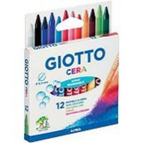 Pochette 12 crayons cire omyacolor - Giotto