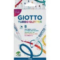 Etui 8 feutres à paillettes glitter - Giotto