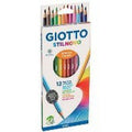 Etui 12 crayons couleurs assorties omyacolor stilnovo 2 - Giotto