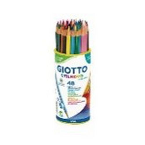 Pot 48 crayons couleurs stilnovo aquarellables - Giotto