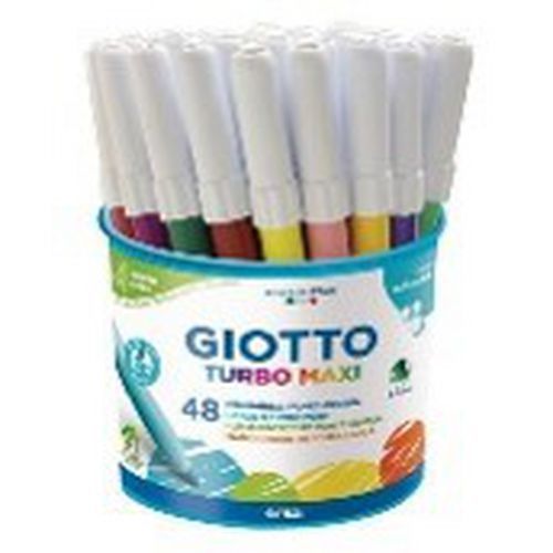 Pot plastique 48 feutres pointe extra large -Giotto
