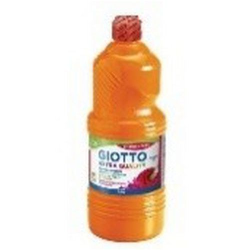 Flacon 1l Gouache Liquide Giotto Bouchon Doseur - Orange