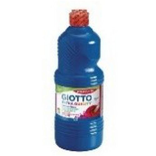Flacon 1l Gouache Liquide Giotto Bouchon Doseur - Bleu Outremer