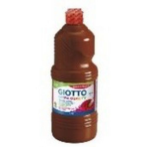 Flacon 1L gouache liquide giotto bouchon doseur - marron