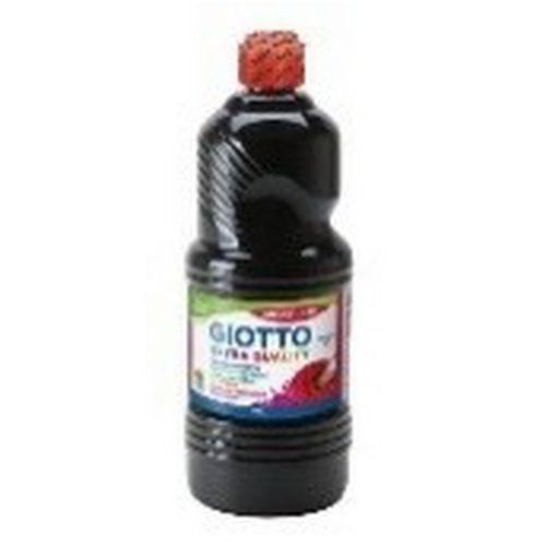 Flacon 1L gouache liquide giotto bouchon doseur - noir