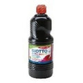 Flacon 1l Gouache Liquide Giotto Bouchon Doseur - Noir
