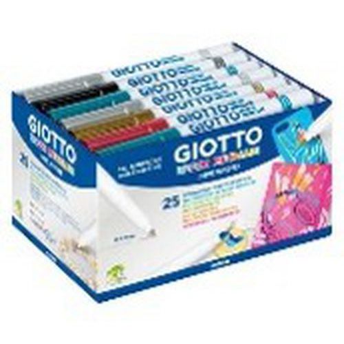 Lot de 25 feutres decor metal - Giotto