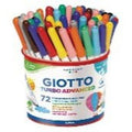 Pot 72 feutres couleurs assorties turbo advanced - Giotto