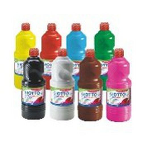 Assortiment 8 flacons 1 litre gouache - Giotto