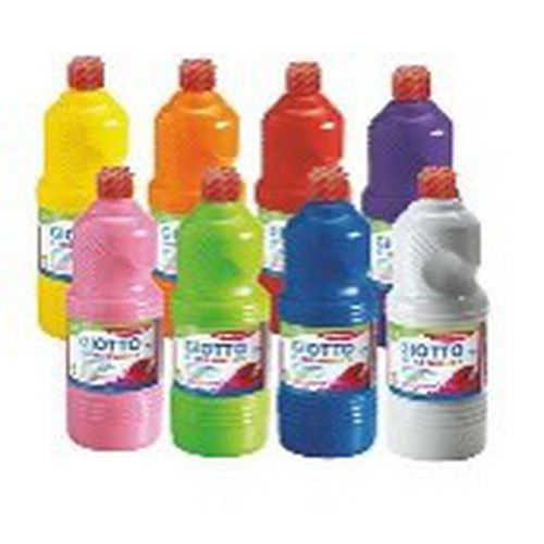Assortiment 8 Flacons 1l Gouache Giotto Complémentaires