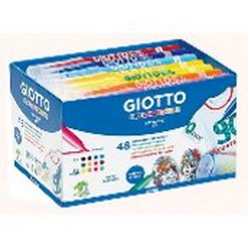 Schoolpack de 48 feutres decor textile - Giotto