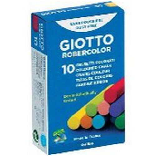 Etui des 10 craies couleurs assorties - Giotto