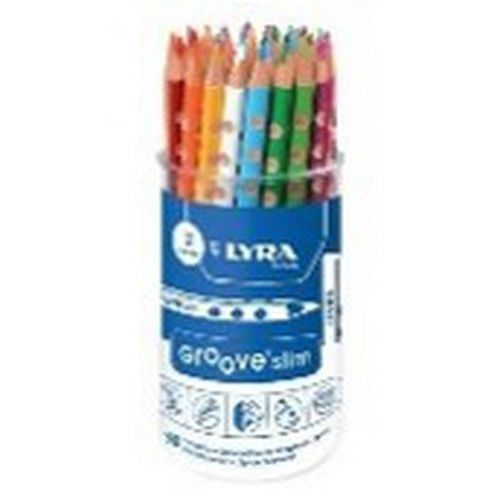 Pot 48 Crayons Coul Triang Ø33mm Lyra Groove Slim