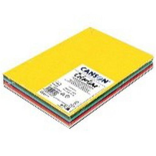 Lot 250 feuilles A4 150g couleurs assorties Colorline - Canson